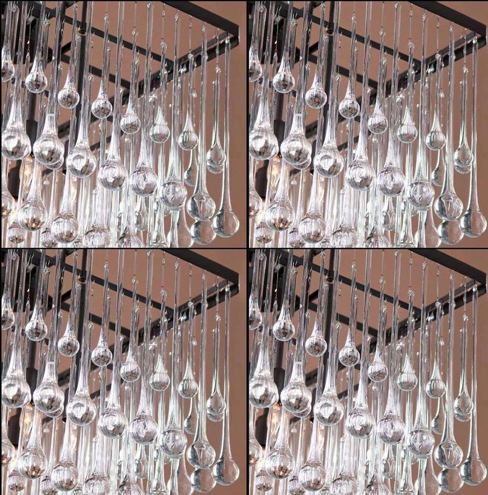Decorative Water Drop Hanging - Durable PVC Design - 5.5 inch