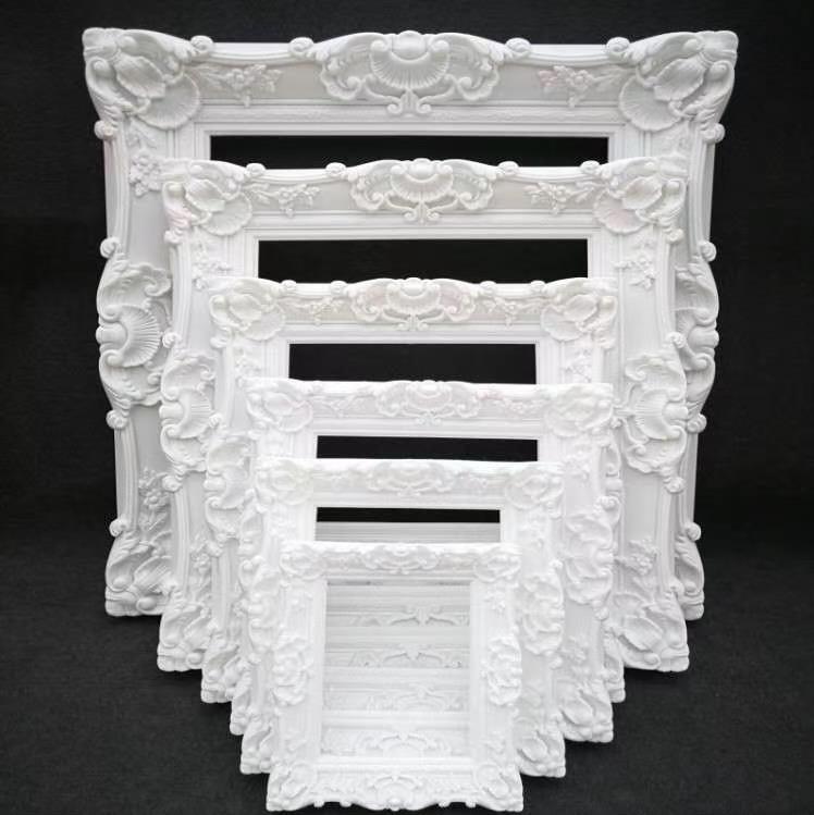 white wall frames – set of 6 for gallery wall