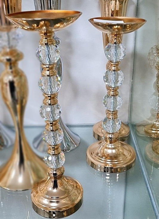 Metal stand with acrylic sphere